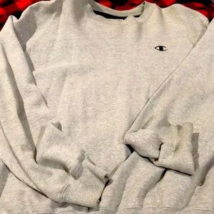 Authentic Champion Grey Sweatshirt Size Medium